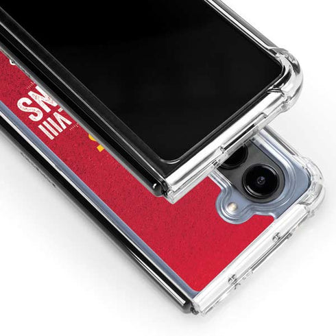 NFL Chiefs Super Bowl LVIII Champions Galaxy Z Fold5 5G Clear Case